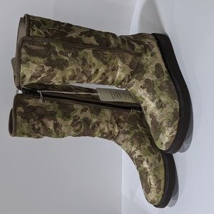 UGG Collection Abree Metallic Camo Boot, Sz 11 NIB